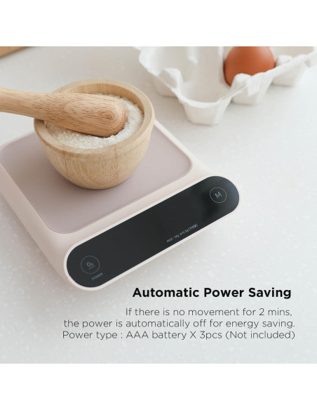 Báscula de Cocina Digital Mooas 1kg Pantalla LED Función Tara Báscula de Cocina Digital Mooas 1kg Pantalla LED Función Tara