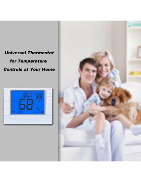 Termostato Programable Coiiwsei RTH715 Digital 24V Azul Termostato Programable Coiiwsei RTH715 Digital 24V Azul
