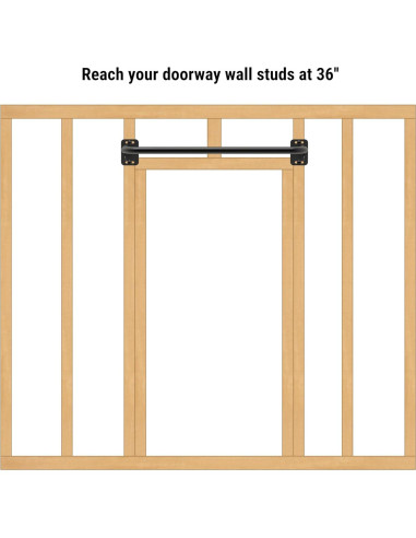 Barra de Dominadas SELEWARE Montaje en Pared 91 cm Alta Resistencia