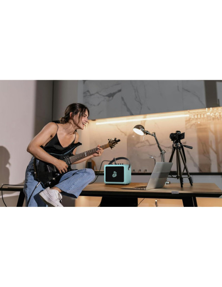 Amplificador de guitarra portátil recargable MD-MINIPRO azul Amplificador de guitarra portátil recargable MD-MINIPRO azul