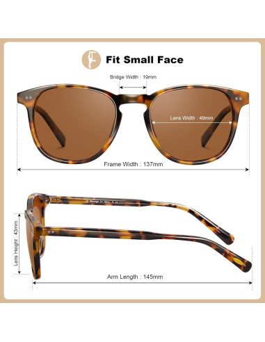 Gafas de sol polarizadas Carfia TS5285-L para hombres UV
