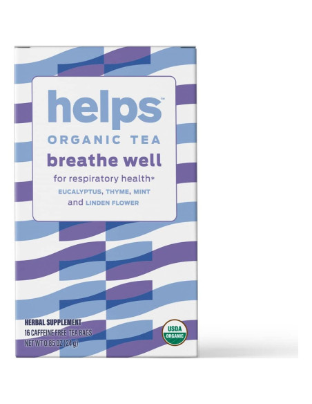 Té Herbal Orgánico Helps - Ayuda a Respirar Bien - 16 Bolsitas Té Herbal Orgánico Helps - Ayuda a Respirar Bien - 16 Bolsitas