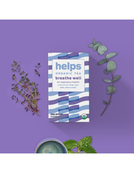 Té Herbal Orgánico Helps - Ayuda a Respirar Bien - 16 Bolsitas Té Herbal Orgánico Helps - Ayuda a Respirar Bien - 16 Bolsitas