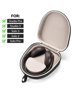 Funda para Auriculares In Ear MegaDive Negra - Compatible con Beats 2