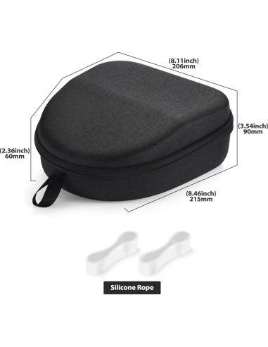 Funda para Auriculares In Ear MegaDive Negra - Compatible con Beats