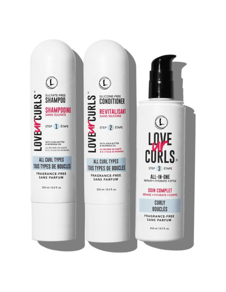 Champú y Acondicionador Sin Fragancia Love Ur Curls 200 mL Champú y Acondicionador Sin Fragancia Love Ur Curls 200 mL