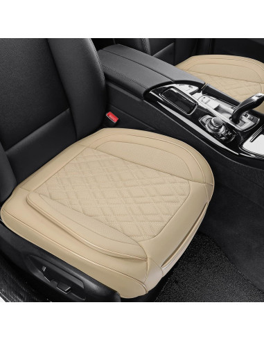 Funda de Asiento de Coche EifBrisa Beige Universal 2 Piezas