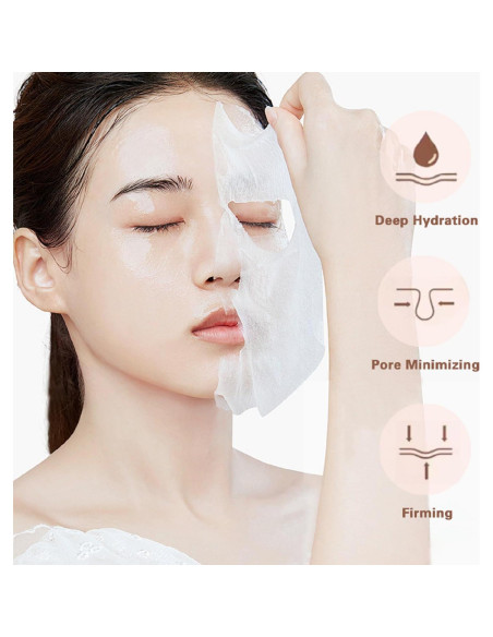Mascarilla Facial de Colágeno SEWOG Hidratante Antienvejecimiento 4 Pzas Mascarilla Facial de Colágeno SEWOG Hidratante Antienvejecimiento 4 Pzas