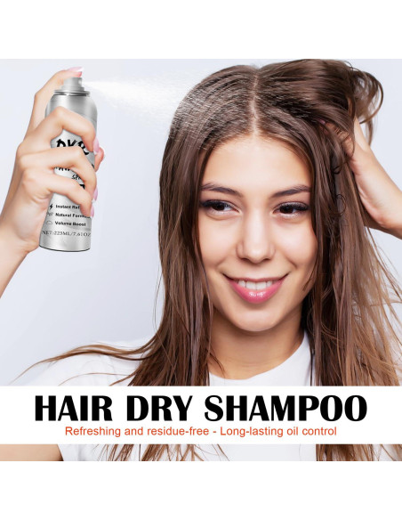 Champú Seco Scarman 215 g - Refresca y Voluminiza Cabello Champú Seco Scarman 215 g - Refresca y Voluminiza Cabello