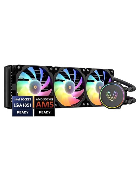 Enfriador de CPU Líquido Vetroo V360 RGB 360mm 290W TDP Enfriador de CPU Líquido Vetroo V360 RGB 360mm 290W TDP