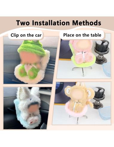 Asiento de coche para muñecas HiOKOU con clip ventilación