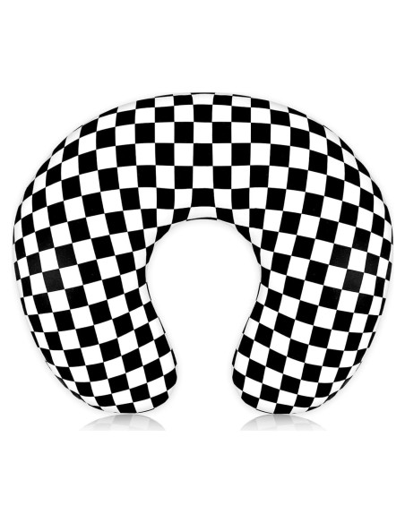 Funda de Almohada de Lactancia DILIMI Cuadrícula Negra Suave Funda de Almohada de Lactancia DILIMI Cuadrícula Negra Suave