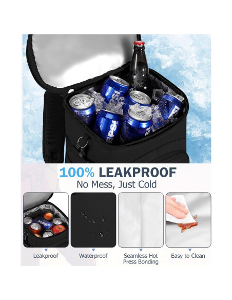 Mochila Enfriadora NECKORY 22L Impermeable a Prueba de Fugas Mochila Enfriadora NECKORY 22L Impermeable a Prueba de Fugas