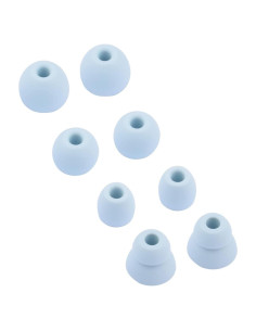 Puntas de Silicona para Auriculares Beats - 4 Pares Azul Bebé
