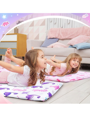 Funda de Colchoneta Microfibra CroBlissful 120x54 cm Dinosaurio