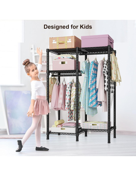Perchero Ulif F1 Ajustable y Portátil para Niños 79.3x30x121.9cm Perchero Ulif F1 Ajustable y Portátil para Niños 79.3x30x121.9cm
