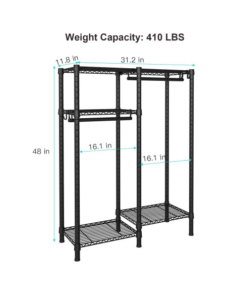 Perchero Ulif F1 Ajustable y Portátil para Niños 79.3x30x121.9cm Perchero Ulif F1 Ajustable y Portátil para Niños 79.3x30x121.9cm