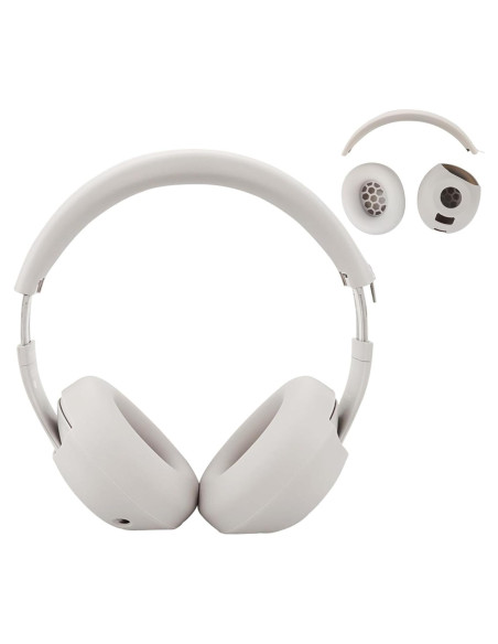 Cubiertas de Silicona Adhiper para Auriculares Beats Studio Pro - Beige Cubiertas de Silicona Adhiper para Auriculares Beats Studio Pro - Beige