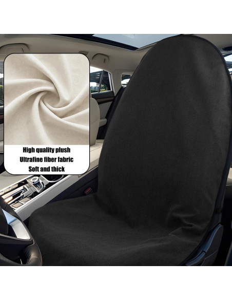 Cubierta de Asiento de Coche Mandark Impermeable Universal Negro Cubierta de Asiento de Coche Mandark Impermeable Universal Negro