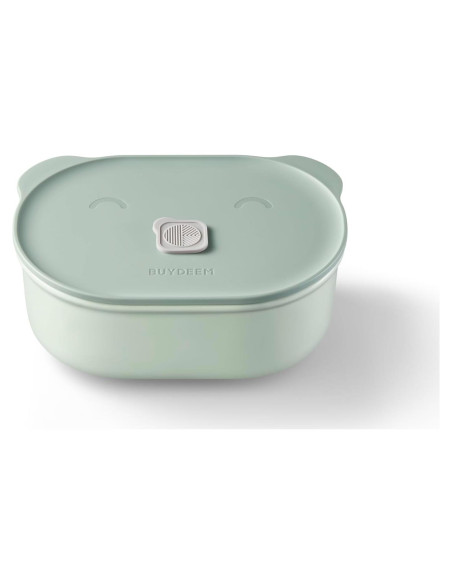 Contenedor de Alimentos Cerámico Buydeem 0.5L Verde Cálido Contenedor de Alimentos Cerámico Buydeem 0.5L Verde Cálido
