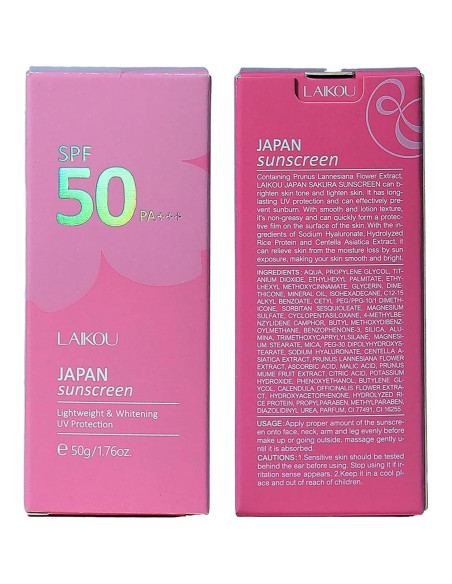 Protector Solar Facial Japan Sakura SPF 50 PA+++ 50g Protector Solar Facial Japan Sakura SPF 50 PA+++ 50g