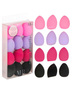 Paquete de 12 Esponjas de Maquillaje MHB - Beauty Blenders Variados