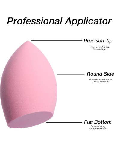 Paquete de 12 Esponjas de Maquillaje MHB - Beauty Blenders Variados