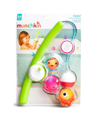 Juguete de baño magnético Munchkin Fishin' - Set 4 piezas