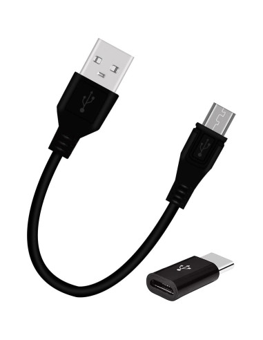 Cable de Carga Micro USB Mekoko 18cm para Auriculares Bose y Beats