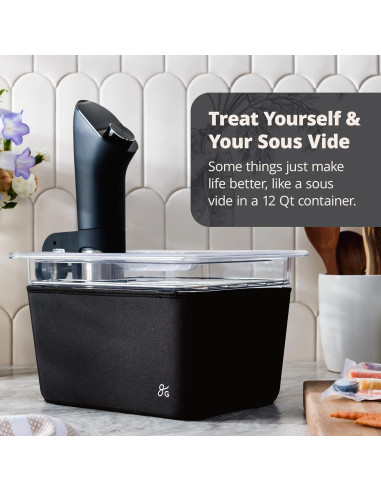 Contenedor Sous Vide Greater Goods 11.35L con Rack Acero Inoxidable