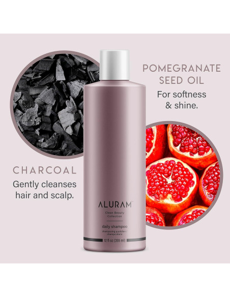Champú Hidratante de Agua de Coco ALURAM 355 ml para Cabello Champú Hidratante de Agua de Coco ALURAM 355 ml para Cabello
