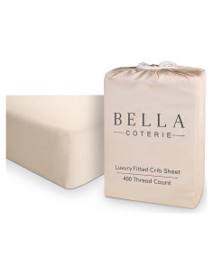 Sábana Ajustable de Cuna Bella Coterie Viscosa de Bambú 132x71cm