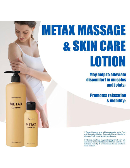 Loción de Masaje Metax Phiten 120 ml - Cuidado Muscular y Articular Loción de Masaje Metax Phiten 120 ml - Cuidado Muscular y Articular
