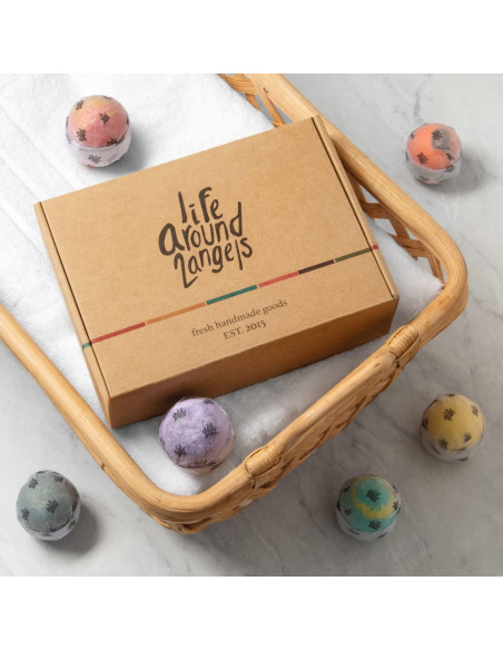 Juego de 12 Bombas de Baño LifeAround2Angels Hidratantes Juego de 12 Bombas de Baño LifeAround2Angels Hidratantes