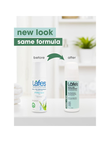 Desodorante Natural Lafe Roll-On 85g Cedro y Lima - Paquete de 2 Desodorante Natural Lafe Roll-On 85g Cedro y Lima - Paquete de 2