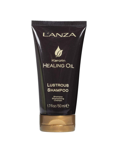 Champú Lustroso L'ANZA 50 ml - Queratina para Cabello Seco