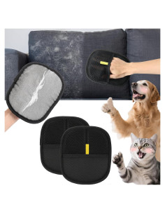 Guantes Mity Rain 2PCS para Remover Pelo de Mascota Ecológicos