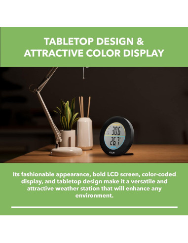 Termómetro Inalámbrico BALDR para Interior y Exterior - LCD 2.5"