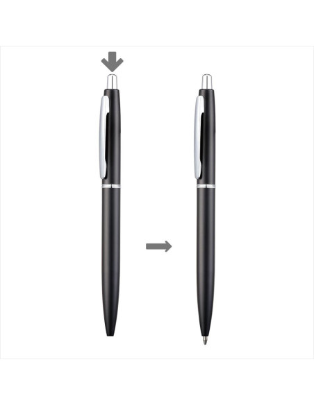 Bolígrafos Retráctiles de Metal ChaoQ 6 Pcs Tinta Negra 1.0mm Bolígrafos Retráctiles de Metal ChaoQ 6 Pcs Tinta Negra 1.0mm