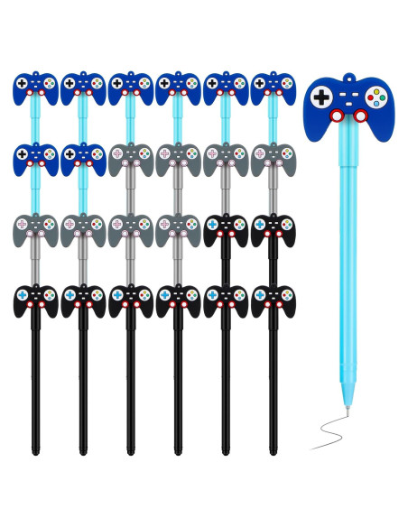 Bolígrafos de Videojuegos Tinlade - 24 Pcs, 3 Colores, 16 cm Bolígrafos de Videojuegos Tinlade - 24 Pcs, 3 Colores, 16 cm