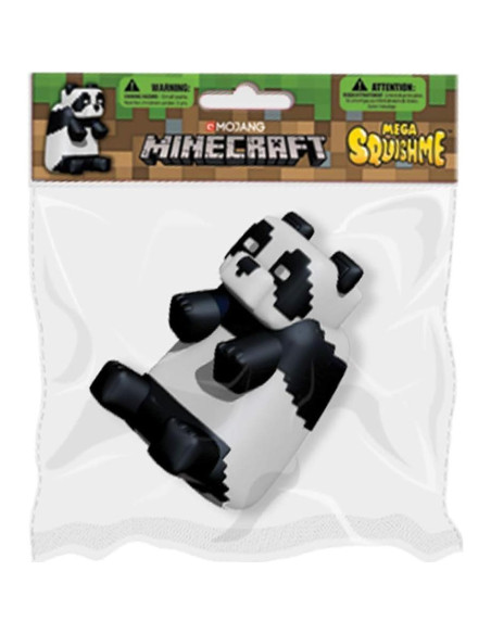 Paquete Mega SquishMe Minecraft - Creeper, Panda, Lobo Paquete Mega SquishMe Minecraft - Creeper, Panda, Lobo