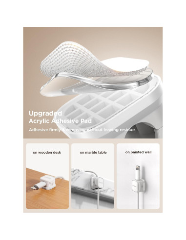 Organizador de Cables Magnético JOYROOM - Paquete de 12 Clips