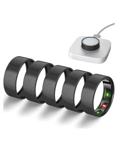 Cubiertas de Anillo Oura Ring Gen 4/3 - 5 Pack TPU Negro
