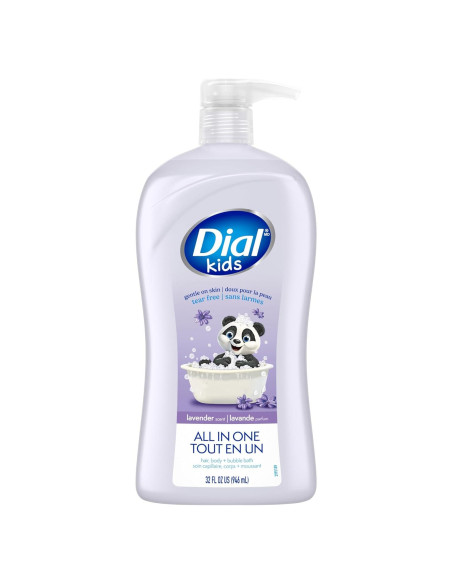 Jabón 3-en-1 Dial Niños Lavanda 946 ml - Cuerpo, Cabello y Baño Jabón 3-en-1 Dial Niños Lavanda 946 ml - Cuerpo, Cabello y Baño