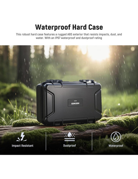 Funda Dura NEEWER para DJI Osmo Pocket 3, Impermeable IP67 Funda Dura NEEWER para DJI Osmo Pocket 3, Impermeable IP67