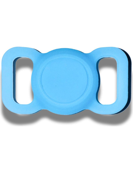Soporte de Silicona Brillante para Dispositivo de Mascotas - Azul Soporte de Silicona Brillante para Dispositivo de Mascotas - Azul