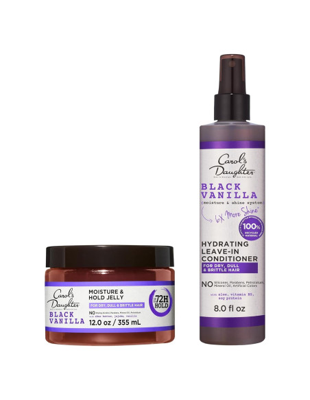 Kit de Estilo de Cabello Black Vanilla Carol's Daughter - Acondicionador y Gel Kit de Estilo de Cabello Black Vanilla Carol's Daughter - Acondicionador y Gel