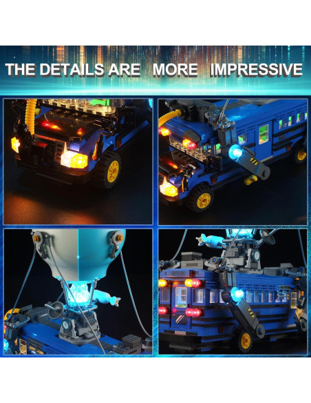 Kit de Luz LED para Lego 77073 Battle Bus Fortnite Kit de Luz LED para Lego 77073 Battle Bus Fortnite