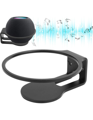 Soporte de Pared para HomePod Mini ASHATA - Aluminio Negro