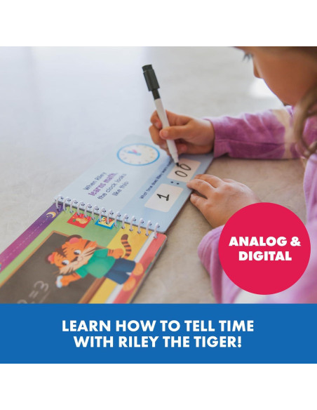 Conjunto de Actividades Time to Learn Educational Insights - Reloj Didáctico para Niños 6+ Conjunto de Actividades Time to Learn Educational Insights - Reloj Didáctico para Niños 6+